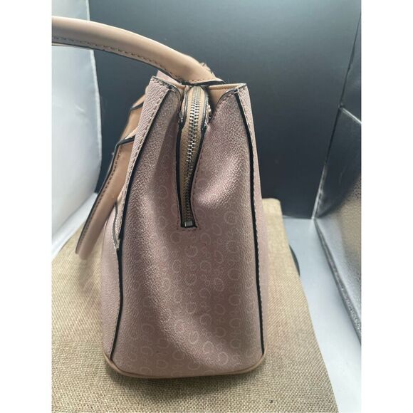 G by Guess Pink Logo Satchel Structured Tote Bag - Picture 6 of 11
